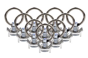 Endbeschlag Singlefitting mit Rundöse 20x