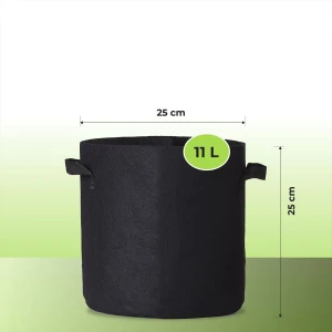 Pflanzsack, Pflanztasche, Grow-Pot 11 Liter 3 Gallonen 1...
