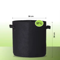 Pflanzsack, Pflanztasche, Grow-Pot 57 Liter 15 Gallonen 1 Stück