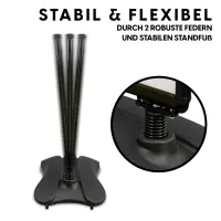 Kundenstopper DIN A1 schwarz mit Tank