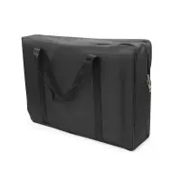 Prospektständer A4 faltbar in Holzoptik und Oxford Tasche