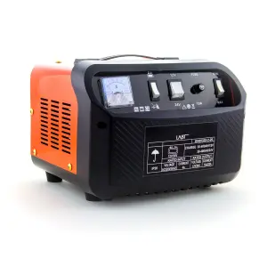Autobatterie Ladegerät mit Starthilfe 12V / 24V...