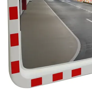 Verkehrsspiegel rechteckig 60 x 80 cm