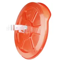 Verkehrsspiegel rund orange 60 cm