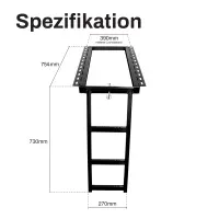 solidpro LKW Aufstiegsleiter, ausziehbar