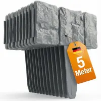 Rasenkante / Beetumrandung in Stein Optik, 20er Set