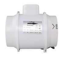 Inline Ventilator 2-stufig 5"/125 mm Anschlussdurchmesser