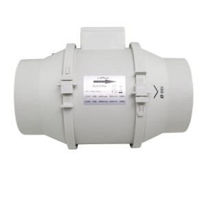 Inline Ventilator 2-stufig 6"/150 mm Anschlussdurchmesser