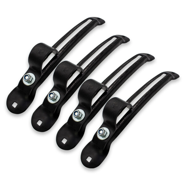 Kotflügel Halter verstellbar schwarz 4er Set