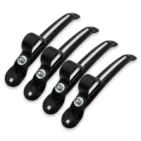 Kotflügel Halter verstellbar schwarz 4er Set