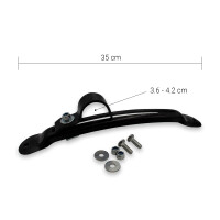 Kotflügel Halter verstellbar schwarz 4er Set