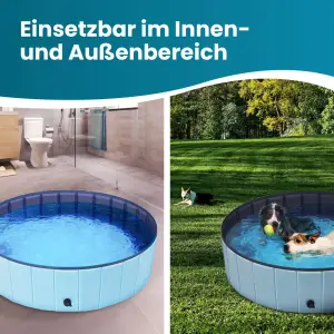 Hunde- & Haustierpool, faltbar 100 x 30 cm