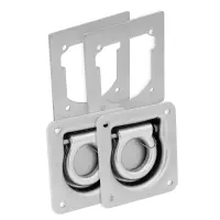 Zurrmulde mit Gegenplatte 2er Set