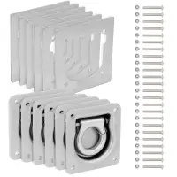 Zurrmulde mit Gegenplatte und Schrauben 6er Set