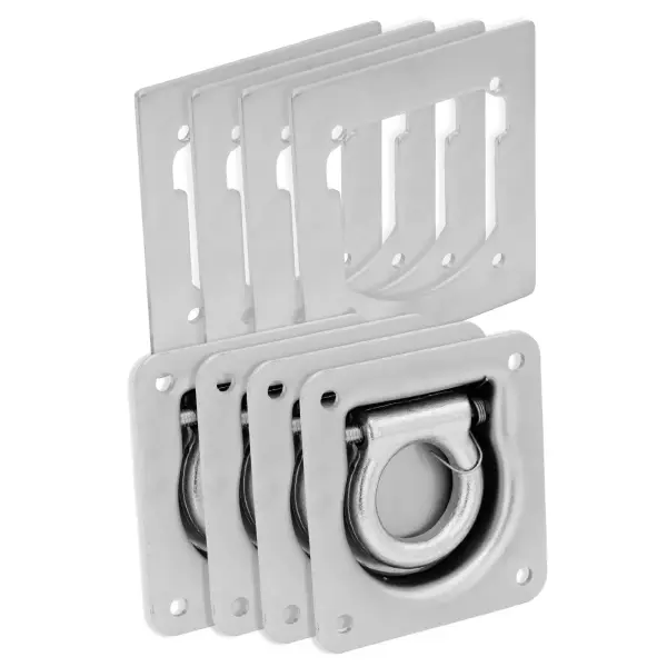 Zurrmulde mit Gegenplatte 4er Set