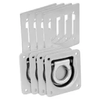 Zurrmulde mit Gegenplatte 4er Set