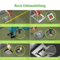 Zurrmulden mit Gegenplatte im Set