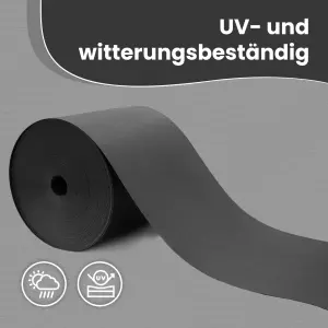Sichtschutzstreifen 26m x 19cm 750g/m² anthrazit Ral7016