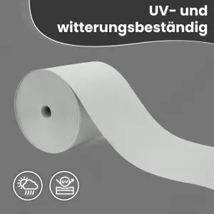 Sichtschutzstreifen 26m x 19cm 750g/m² grau Ral7040
