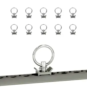 Zurrfitting für Airlineschienen mit Rundöse...